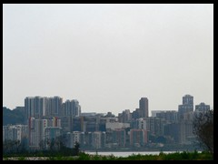 Skyline of Taipa Island seen from Macau Peninsula.The latest hotel/casino projects have been developed here. 